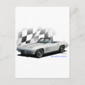 1965 Chevrolet Corvette Postkarte (Vorderseite)
