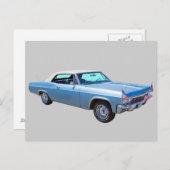 1965 Chevy Impala 327 Convertible Postkarte (Vorne/Hinten)