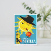 1965 Feria de Sevilla Postkarte (Stehend Vorderseite)