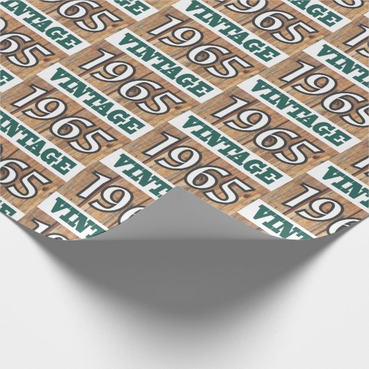1965 geboren geschenkpapier (Ecke)