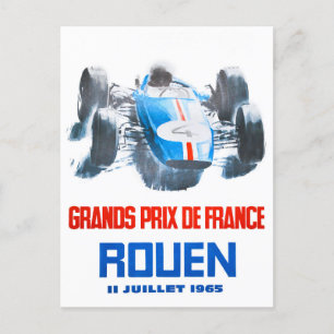 1965 Grand Prix von Rouen Postkarte