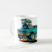 1965 GTO aquamarines Auto Kaffeetasse (Vorderseite Links)