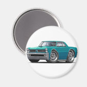 1965 GTO Aquamarines Auto Magnet (Vorderseite/Rückseite)