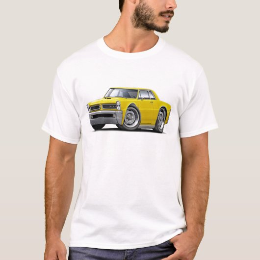 1965 GTO gelbes Auto T-Shirt (Vorderseite)