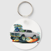 1965 GTO Gray Car Schlüsselanhänger (Vorderseite)