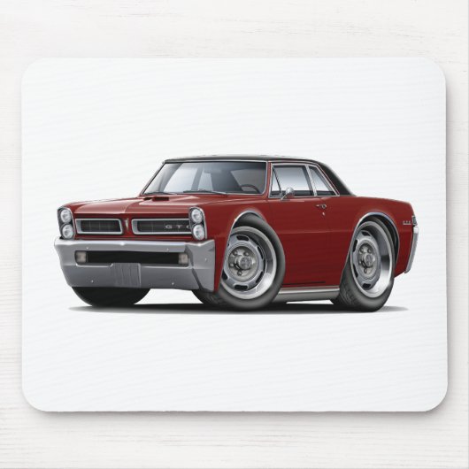 1965 GTO Kastanienbraun-Schwarze Spitze Mousepad (Vorne)