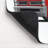 1965 GTO rotes Kabriolett Mousepad (Ecke)