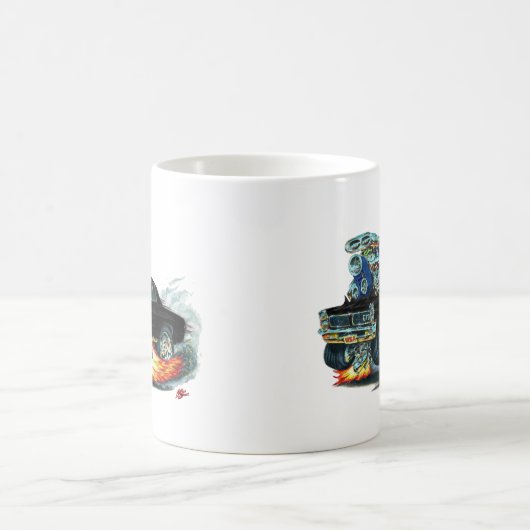1965 GTO schwarzes Auto Kaffeetasse (Mittel)
