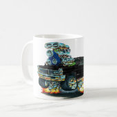 1965 GTO schwarzes Auto Kaffeetasse (Vorderseite Links)