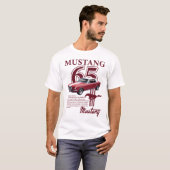 1965 Mustang T - Shirt - Klassischer amerikanische (Vorne ganz)