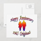 1965 Paar Postkarte (Vorne/Hinten)