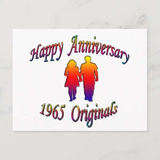 1965 Paar Postkarte (Vorderseite)