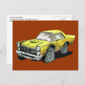 1965 Pontiac GTO Postkarte (Vorne/Hinten)