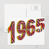 1965 POSTKARTE (Vorne/Hinten)