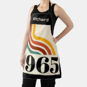 1965 Retro Stripe Vintag 60. Geburtstag Schürze (InSitu)