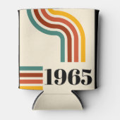 1965 Retro Stripe Vintage Poster Dosenkühler (Vorderseite)