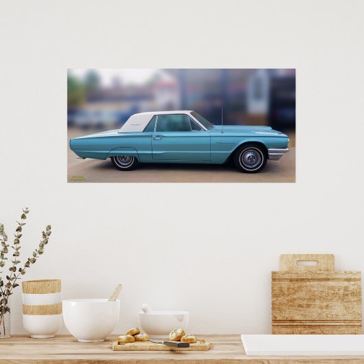 1965 T-BIRD POSTER (Küche)