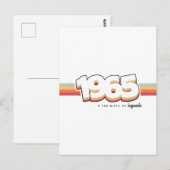 1965 The birth of legends Postkarte (Vorne/Hinten)