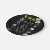 1965 - Trivia Facts Paper Plate Pappteller (Schrägansicht)