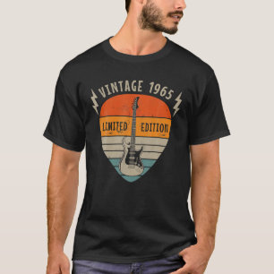 1965 Vintag Birthday Limited Edition Pick Guitar T-Shirt
