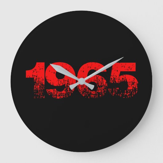 1965 Vintag Große Wanduhr (Vorderseite)