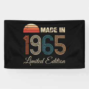 1965 Vintage 60. Geburtstag Banner