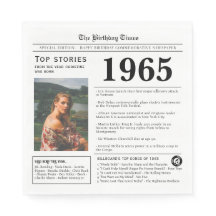 1965 Zeitung Geburtstags-Trivia 