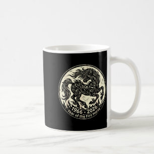 1966 2026 Jahr des Feuerpferds chinesischer Sternz Kaffeetasse