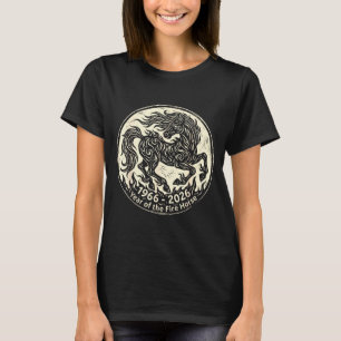 1966 2026 Jahr des Feuerpferds chinesischer Sternz T-Shirt