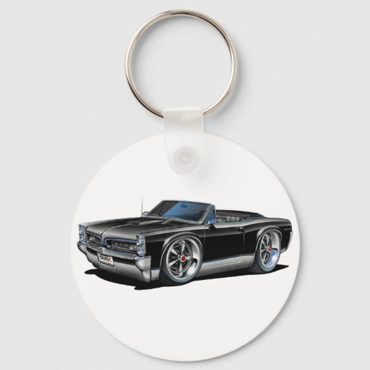 1966/67 GTO Black Convertible Schlüsselanhänger (Vorderseite)