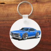 1966/67 GTO Blue Car Schlüsselanhänger (Vorderseite)