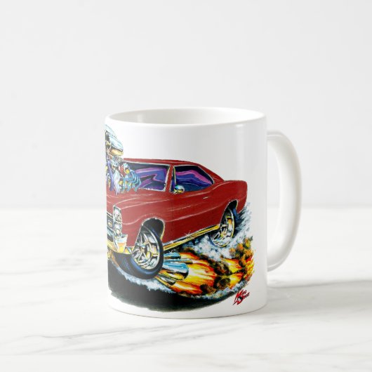 1966-67 GTO kastanienbraunes Auto Kaffeetasse (VorderseiteRechts)
