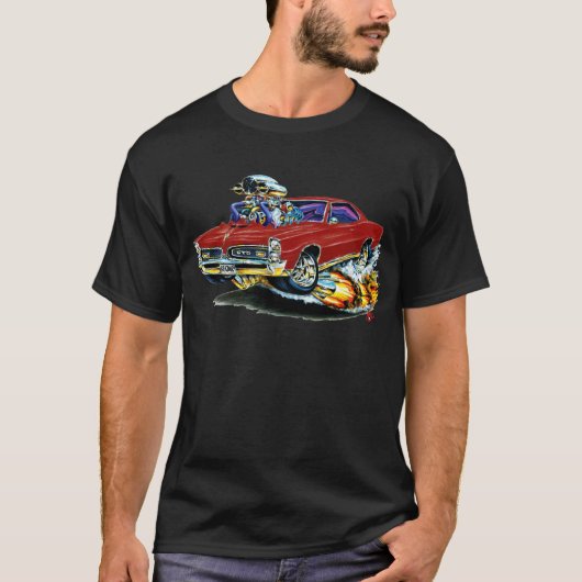 1966-67 GTO kastanienbraunes Auto T-Shirt (Vorderseite)