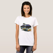 1966-67 GTO schwarzes Auto T-Shirt (Vorne ganz)