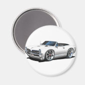 1966/67 GTO White Convertible Magnet (Vorderseite/Rückseite)