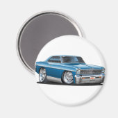 1966-67 Nova Aquamarin Car Magnet (Vorderseite/Rückseite)