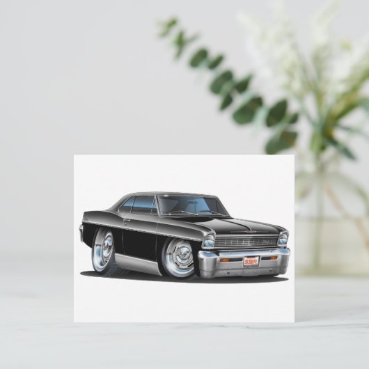 1966-67 Nova Black Car Postkarte (Stehend Vorderseite)