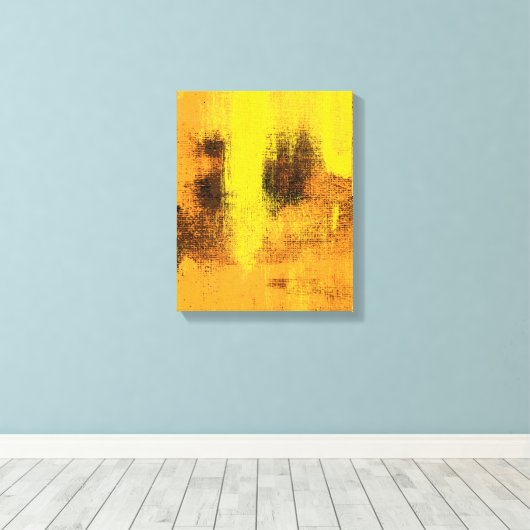 1966 Abstrakte Leinwand (Insitu (Holzboden))