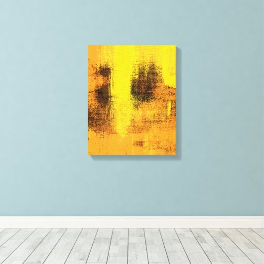 1966 Abstrakte Leinwand (Insitu (Holzboden))