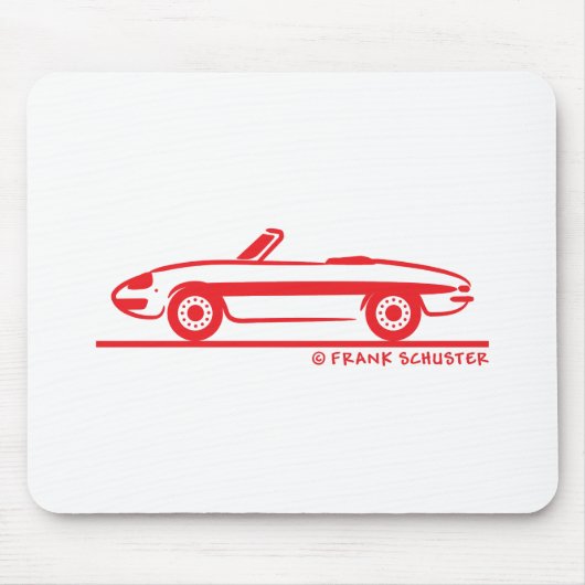 1966 Alfa Romeo Duetto Spider Veloce Mousepad (Vorne)