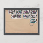 1966 Battle of Hastings First Day Cover | Medieval Postkarte (Vorderseite)