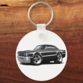 1966 Belvedere Black Car Schlüsselanhänger (Vorderseite)