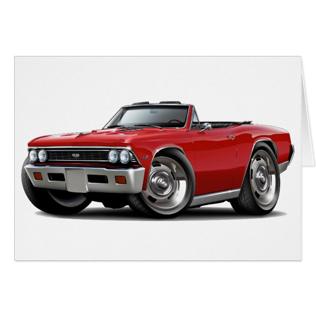 1966 Chevelle Red Convertible (Vorderseite (Horizontal))
