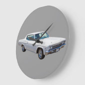 1966 Chevrolet Caprice 427 Muscle Car Große Wanduhr (Winkel)