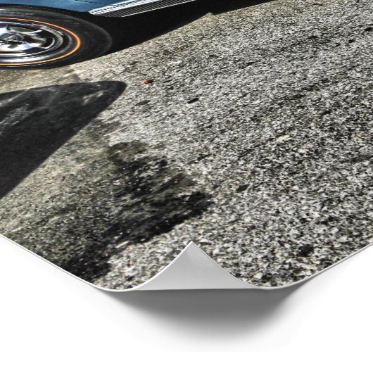 1966 Chevrolet Corvette Poster (Ecke)