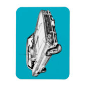 1966 Chevy Chevelle SS 396 Illustration Magnet (Vertikal)