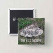 1966 Felsen-Knopf Button (Vorne & Hinten)