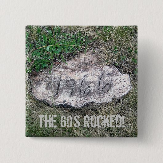 1966 Felsen-Knopf Button (Vorderseite)