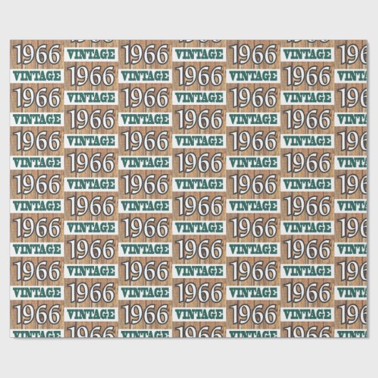 1966 geboren geschenkpapier (Flach)