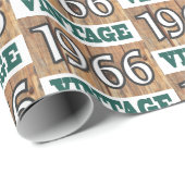 1966 geboren geschenkpapier (Rolleneckpunkt)